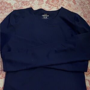 SWS Contour Navy Long Sleeve Top